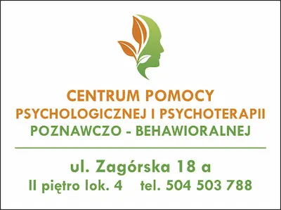 CENTRUM POMOCY PSYCHOLOGICZNEJ I PSYCHOTERAPII POZNAWCZO- BEHAWIORALNEJ JUSTYNA ŚWIERCZYŃSKA